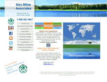 Tablet Screenshot of alexmilne.com
